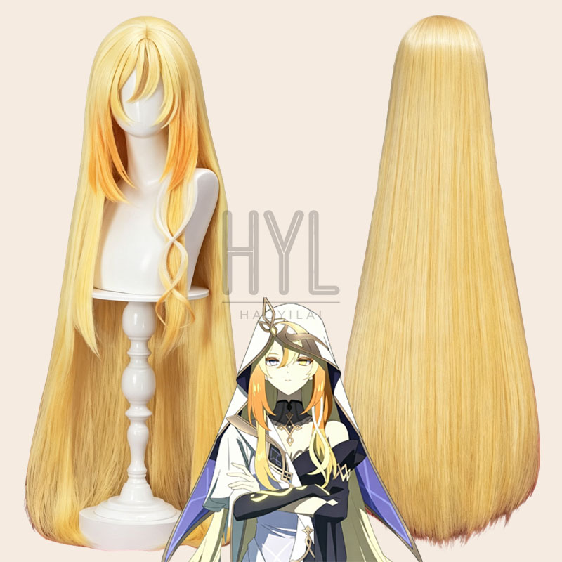 Women'S Yellow Accessories - Game Genshin Impact Rhinedottir Naberius Cosplay