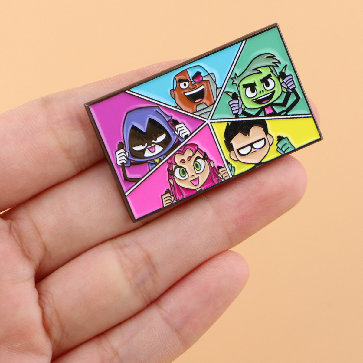 Women Accessories Wholesale - New Teen Heroes Team Enamel Pin