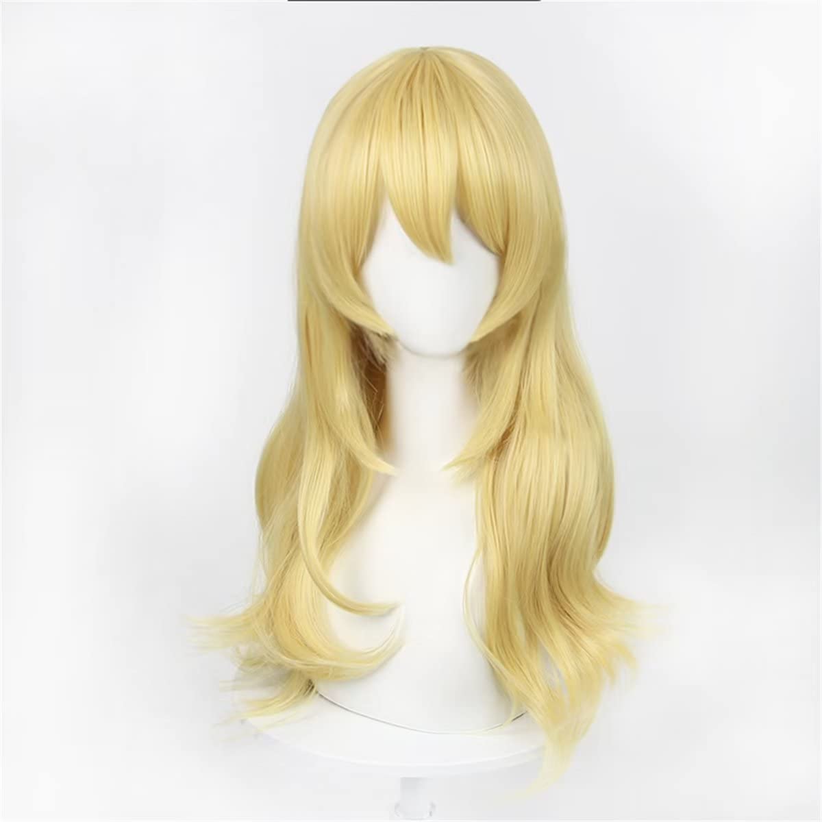 60cm Long Yellow Blonde Loose  - Women'S Yellow Accessories review and price