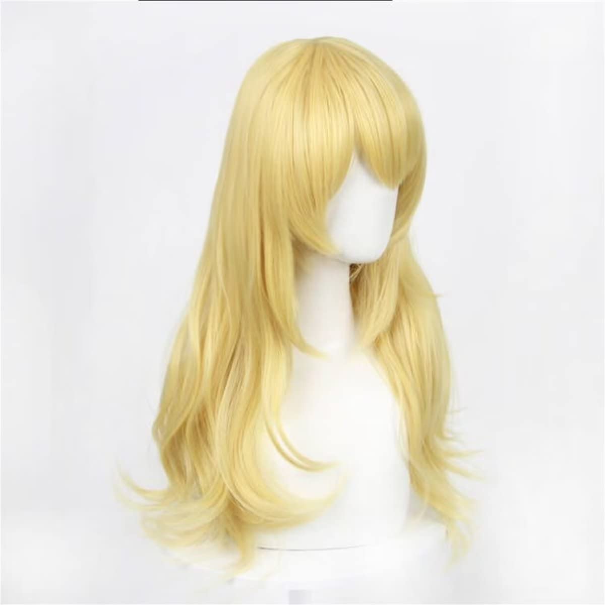 60cm Long Yellow Blonde Loose  - Women'S Yellow Accessories review and price