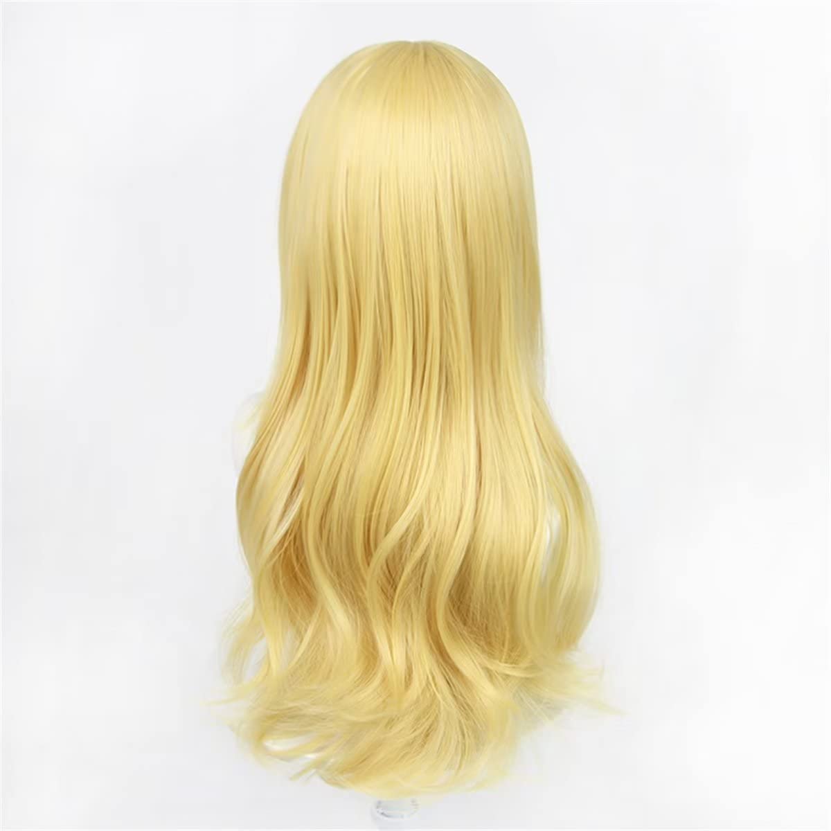 60cm Long Yellow Blonde Loose  - Women'S Yellow Accessories review and price