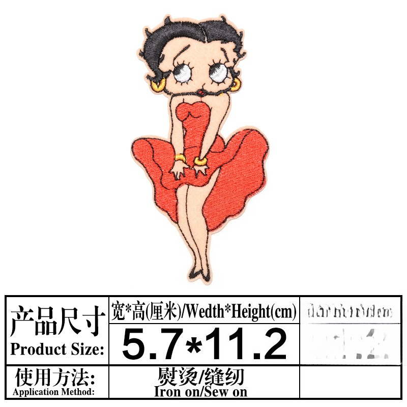 Betty Boop Patch High Color Va - Women'S Accessories Clothing review and price