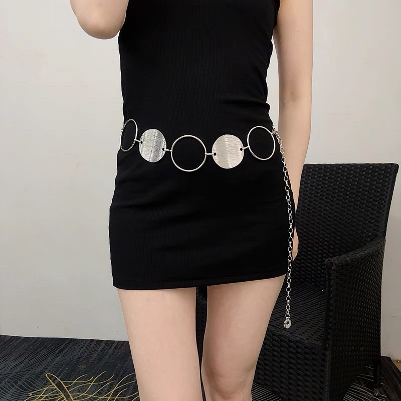 Western Metal Ring Waist Chain - Women'S Jeans Accessories Chain review and price