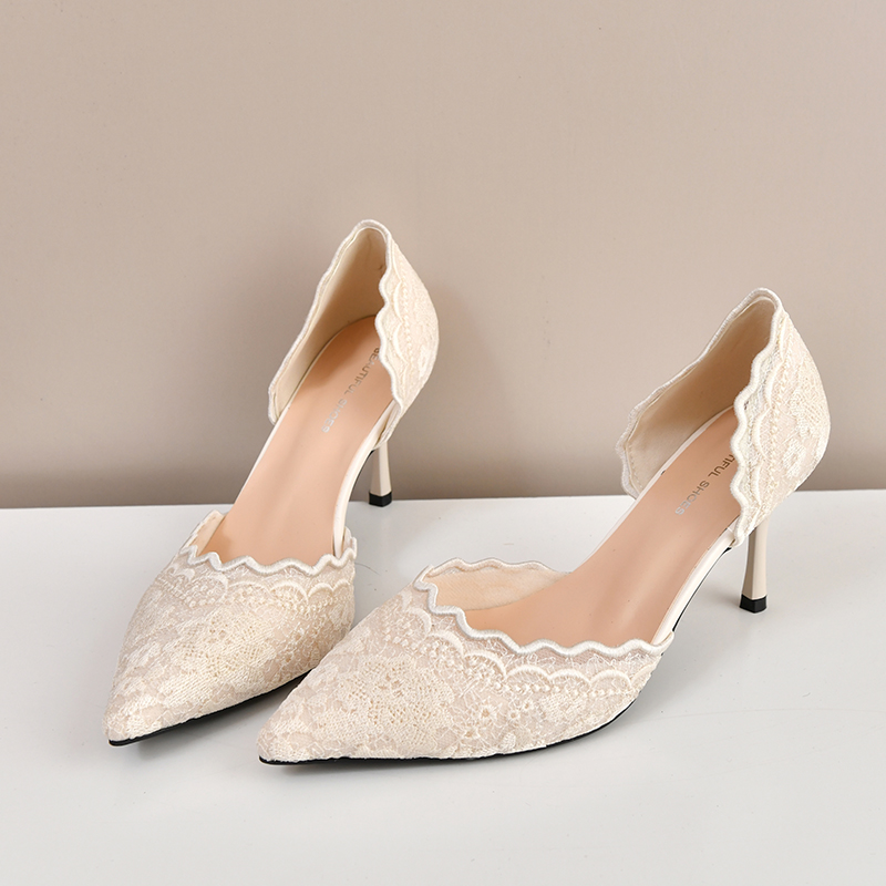 Lace Pointed Toe High Heels Wo - Women'S Shoes And Accessories review and price