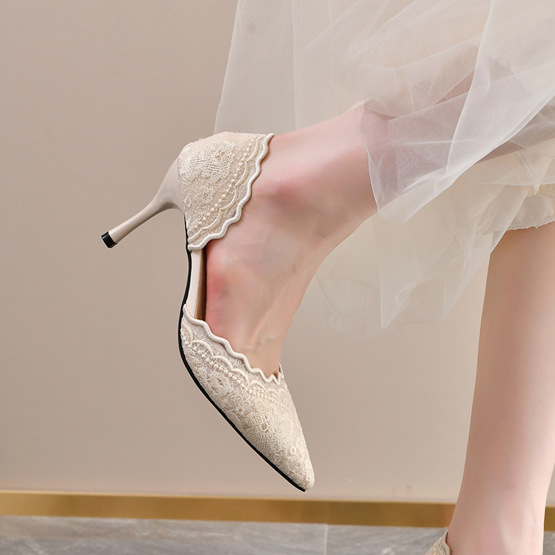 Lace Pointed Toe High Heels Wo - Women'S Shoes And Accessories review and price