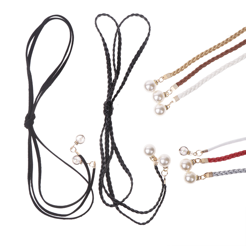 Retro PU Braided Pearl Belt Wa - Women'S Jeans Accessories Chain review and price