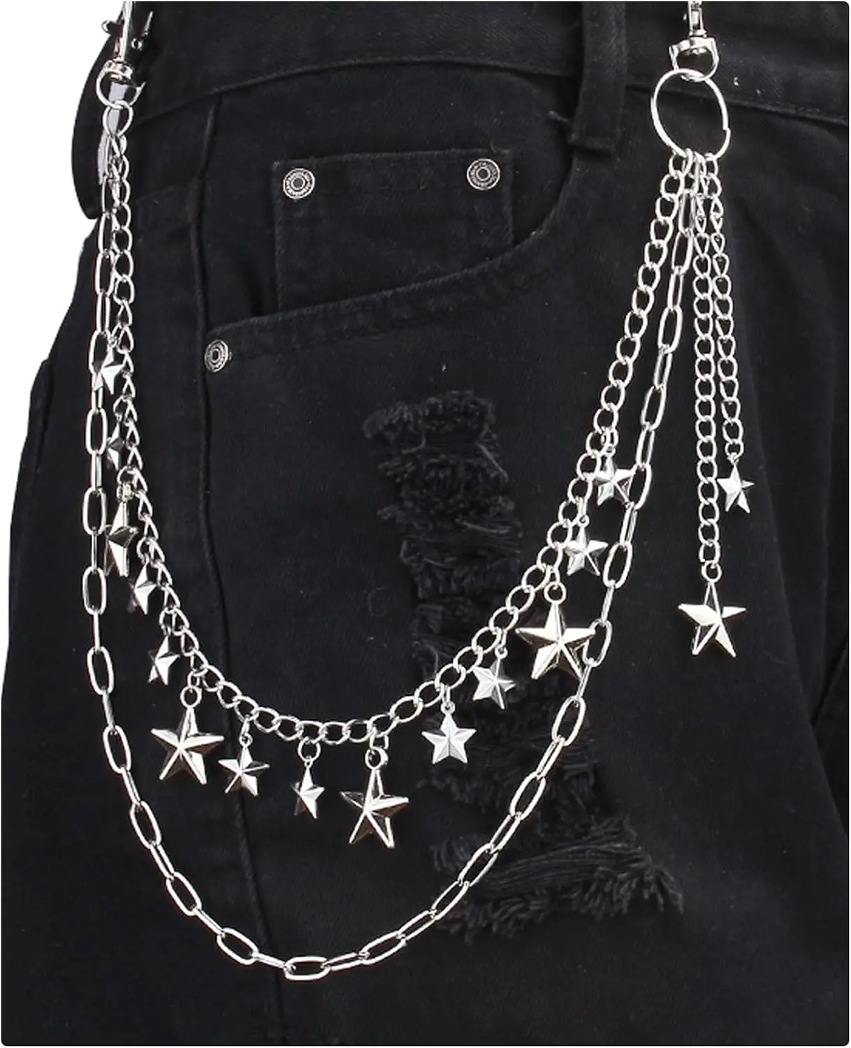 Punk Style Metal Fashion Waist - Women'S Jeans Accessories Chain review and price