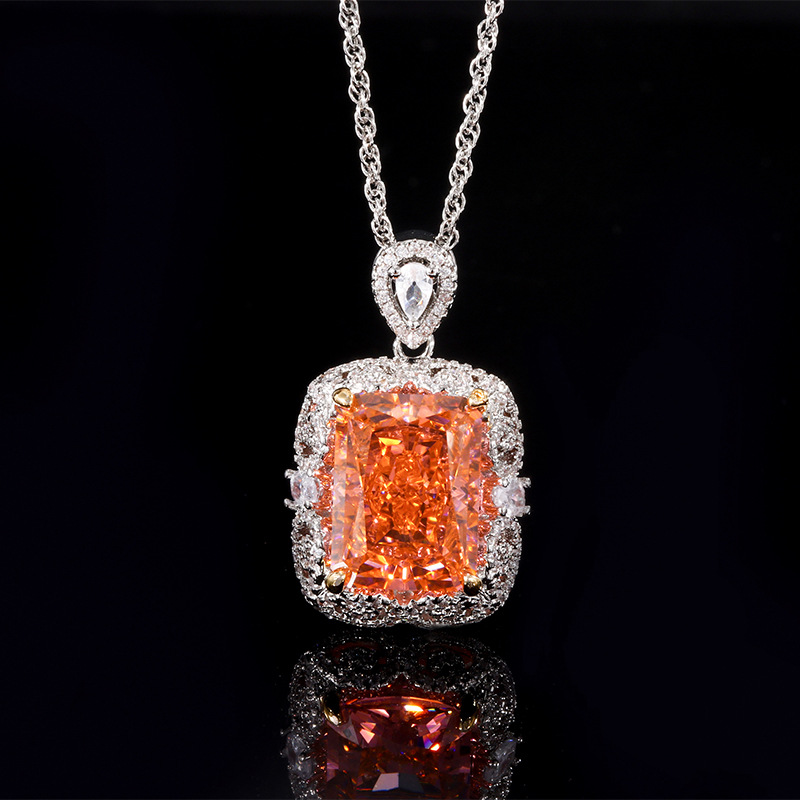 Ice Flowers Cut Pendant Neckla - Women'S Yellow Accessories review and price