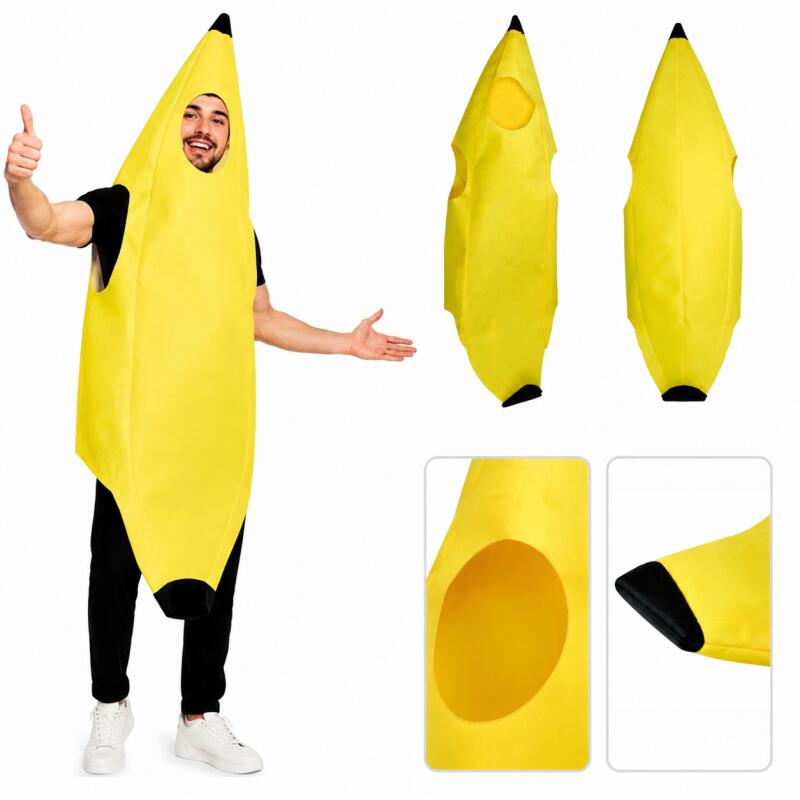 Adult Banana Costume Funny Fru - Women'S Yellow Accessories review and price