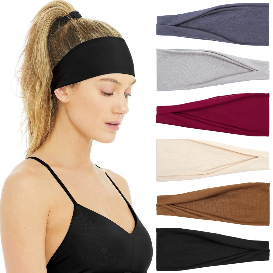 Headbands for Women Non Slip S - Women'S Yoga Accessories review and price