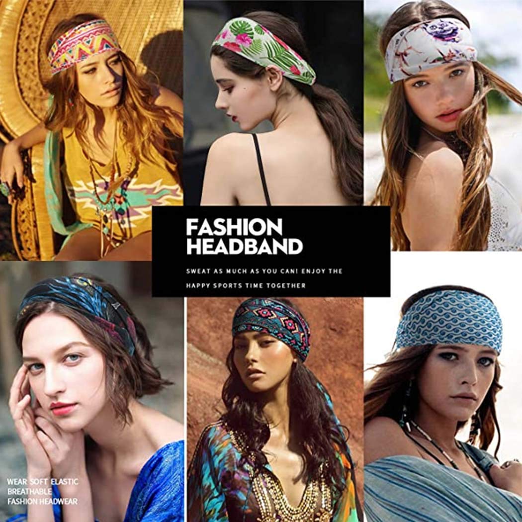 Wide Boho Headbands for Women  - Women'S Yoga Accessories review and price